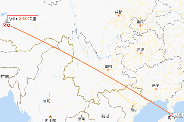 ?？诘嚼_直線距離